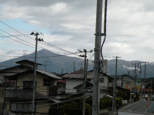 今朝の姫神山