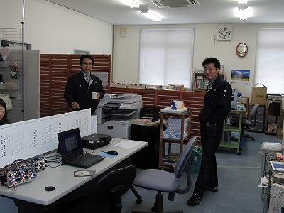 小笠原と山崎も元気です